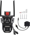 V380-A14 WIFI ТРОЙНА IP Камера ( APP:V380PRO) Въртяща водоустойчива WiFi камера с 3 обектива