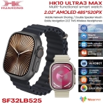 HK10 Ultra 3 Max Smartwatch Смарт Часовник 49mm Сив – 2.02\" AMOLED дисплей