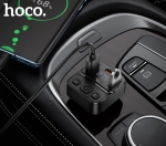 HOCO E87 FM 35W. модулатор трансмитер (2 USB изхода + 1USB-C, microSD, Bluetooth)