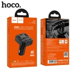 HOCO E87 FM 35W. модулатор трансмитер (2 USB изхода + 1USB-C, microSD, Bluetooth)