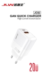 JLW-JC02 Зарядно 20W GAN Адаптер USB+USB-C