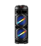 Караоке тонколона инча CH-8500 8.5\"x2 | 40W, LED RGB, Микрофон