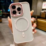 Луксозен кейс AllureEyes с Magsafe TP-101 iPhone 17 Pro Max - Розов