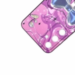 Шарен Кейс TP-40 за iPhone 14 (покриващ камерата) - Розова Панделка