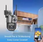 SC03  ( APP:V380PRO ) 1080P WIFI LAN 300W IP Камера 3.0MP 3.6mm Външна/Вътрешна охранителна камера