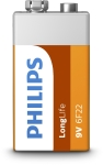 9558 Батерия Philips Zinc Chloride LongLife 9V 1-blister