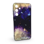 Шарен Кейс TP-40 за iPhone 16 Pro Max (покриващ камерата) - Жълт Лилав Камък