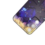 Шарен Кейс TP-40 за iPhone 16 Pro (покриващ камерата) - Жълт Лилав Камък