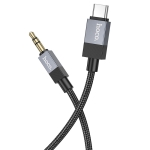 HOCO UPA32B Aux 3.5mm Към USB-C Type-C - Черен