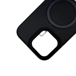 Premium Carbon MagSafe Case TP-100 за Samsung S26 Ultra - Space Black