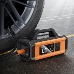 HOCO QS4 Авариен автомобилен комплект+компресор Automobile emergency high power, Черен 10,000mAh