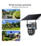 IP Солaрна Камера HY-DS022 4G SIM 6MP 1080P ( APP:V380PRO ) HD 360 градуса с микрофон и високоговорител и LED светлина