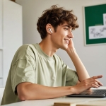 HOCO EW97 ANC A PRO Type Истински безжични стерео слушалки (бели)