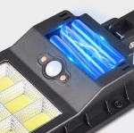 LF-1769 -COB Лампа за улично осветление със соларен панел и датчик за движение 2400 mAH