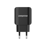 Link★Star TC-9 3.0A Бързозаряден USB Адаптер 220V - Черен