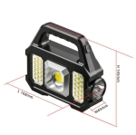 YD-2205A Авариен Фенер+ преносима батерия Powerbank за осветление +солар