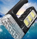 7702 Авариен Фенер+ преносима батерия Powerbank за осветление