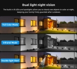 SC02 720P 360 ( APP:V380PRO ) IP 100W Camera 3.0MP Infrared 3.6mm Външна охранителна камера