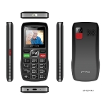 Мобилен телефон IPRO F189+БГ МЕНЮ/2G/32MB+32MB/0.3MP/1.77 инча/800mAh/Фенер/SOS/Dual SIM - Черен