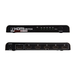 HDMI Сплитер 1 към 5 UHD 4K 60HZ с IR Дистанционно – 5 Входа към 1 Изход, HDMI