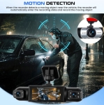 Y108 4-канален видеорегистратор 1080P – 360° Dashcam с GPS, 4 камери, 3.16\" дисплей, нощно виждане