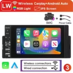 5504 Apple Carplay Android Auto мултимедиен плеър 5.5\" IPS дисплей 1024x600 GPS, WiFi, Bluetooth