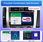 YB-10 Автомобилен мултимедиен плейър 1 DIN 10\" въртящ се дисплей HC8227, 4GB+64GB, IPS, CarPlay, Android Auto, Bluetooth, WiFi, GPS