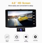 505 Автомобилен видеорегистратор 3 камери, 4.0\" дисплей, Full HD 1080P, Night Vision, Motion Detection