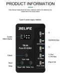 TB-04 Откриване/Четене/Записване Интегриран RELIFE 3 в 1 FACE ID детектор за iPhone X-11 Pro Max Dot Matrix Facial Repair Tool