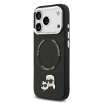4995 KARL HC MAGSAFE PU K&C PINS BLACK IP17 PRO BLACK