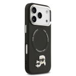 4995 KARL HC MAGSAFE PU K&C PINS BLACK IP17 PRO BLACK
