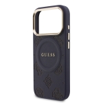 3261 GUESS HC MAGSAFE PU W/ PEONY HOT STAMP BLUE IP17 PRO
