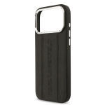 3721 KARL HC MAGSAFE PU W/ KARL DEBOSSED LOGO BLACK IP17 PRO MAX BLACK