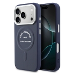 9269 KARL HC MAGSAFE PU W/ KARL RSG LOGO BLUE IP17 PRO MAX