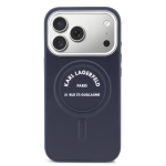 9269 KARL HC MAGSAFE PU W/ KARL RSG LOGO BLUE IP17 PRO MAX