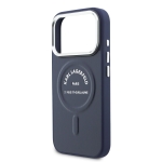 9269 KARL HC MAGSAFE PU W/ KARL RSG LOGO BLUE IP17 PRO MAX