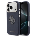 4795 GUESS HC  PU FW RESIN LOGO BLUE IP17 PRO MAX
