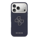 4795 GUESS HC  PU FW RESIN LOGO BLUE IP17 PRO MAX