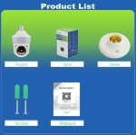 HY-D211EA-WF IP 2MP / - (APP:YOOSEE AI) IP Камера за видеонаблюдение тип крушка