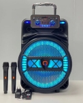 QL-1501 15\" 40W Безжична колона говорител субуфер+ 2 безжични микрофони