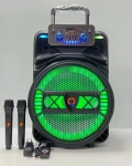 QL-1501 15\" 40W Безжична колона говорител субуфер+ 2 безжични микрофони