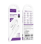 HOCO кабел X120 60W Type-C към Type-C (1M) - Бял
