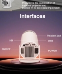 YG300 Мини WIFI ANDROID проектор за домашно кино 1080P WiFi безжичен проектор Видео проектор За телевизор USB устройство Media Play