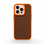 Premium Carbon Case TP-103 за iPhone 17 Pro Max - Оранжев