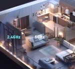 (НАРУШЕНА ОПАКОВКА) Tenda AC8 Dual-band Рутер AC1200, безжичен WiFi рутер, двулентов 5GHz/2.4GHzr