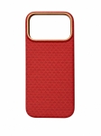 Premium Carbon Case PKA TP-106 за iPhone 17 Pro Max - Червен