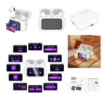 HOCO EW72 Lite Soar Безжични TWS Bluetooth Слушалки с Тъч Управление – Бели