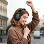 HOCO W73 Безжични слушалки Over Ear Headphones 45 Часа - Сив