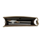 9818 GUESS PHONE POUCH 4G PU BIG 4G LOGO BROWN