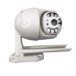 НРУШЕНА ОПАКОВКА!!! Carecam A6 ( APP:HiSeeSE Pro ) Външна/Вътрешна WIFI PTZ КАМЕРА Въртяща се 360 8 LED HD1080 - PIR Сензори за движение